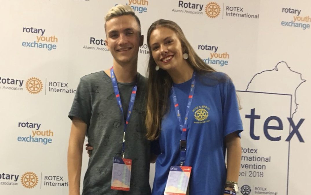 Dos jóvenes Rotex de nuestro Club asisten al “Rotex International Convention” en Taipei.