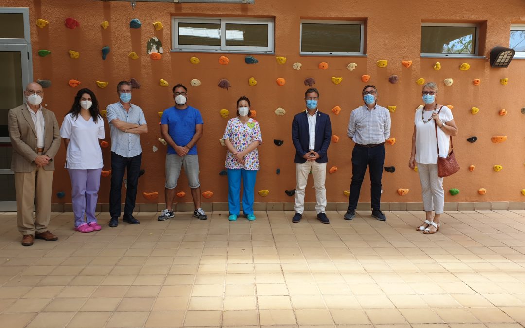 Los rotarios del Sur de Tenerife colaboran en la instalación de una Sala de Estimulación Sensorial en el Cento de Discapacidad de Adeje