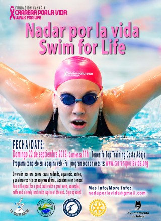Rotary coorganiza  Nadar por la vida / Swim for Life