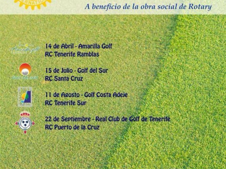 Este sábado 22 de octubre ha tenido lugar el ultimo torneo del III Circuito Solidario de Golf Rotary Tenerife 2018