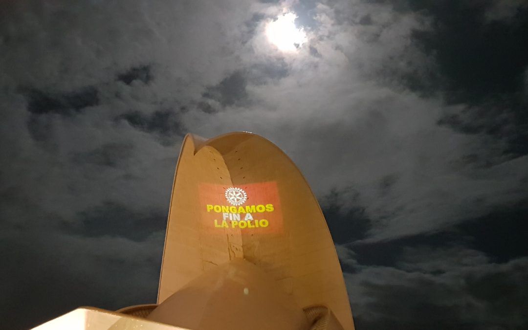 Los rotarios de Tenerife conmemoran el Día Mundial contra la Polio en el Auditorio de Tenerife