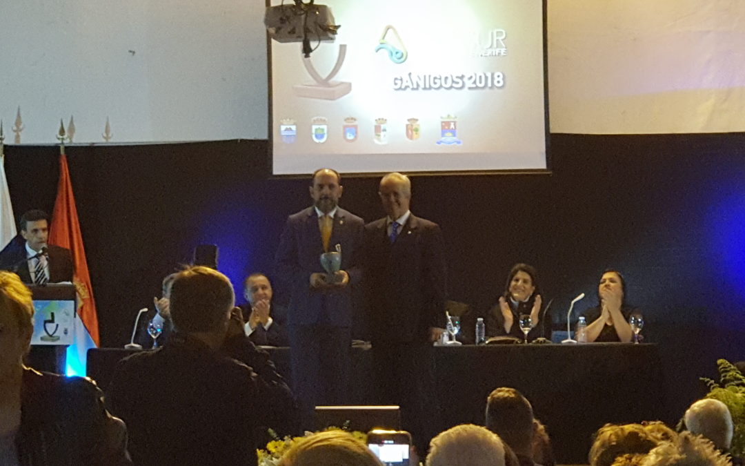 El Cit Sur entrega al Rotary Club Tenerife Sur el Ganigo 2018 en su Mención Honorífoca