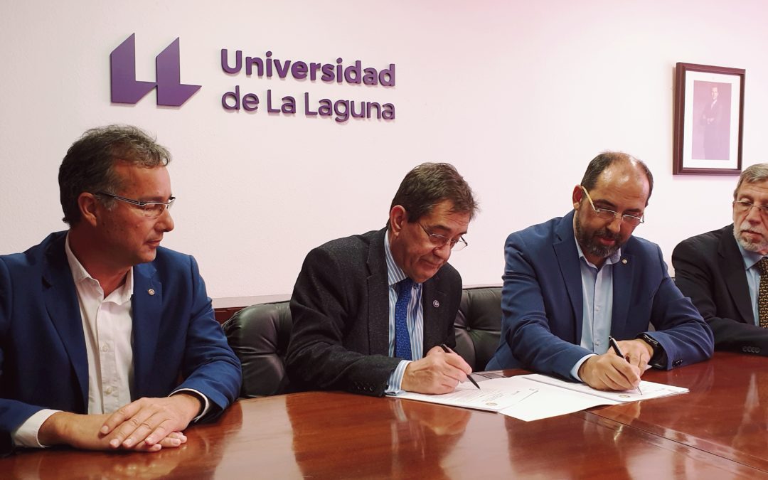 Rotary Tenerife Sur firma un nuevo convenio de colaboración con la Universidad de La Laguna