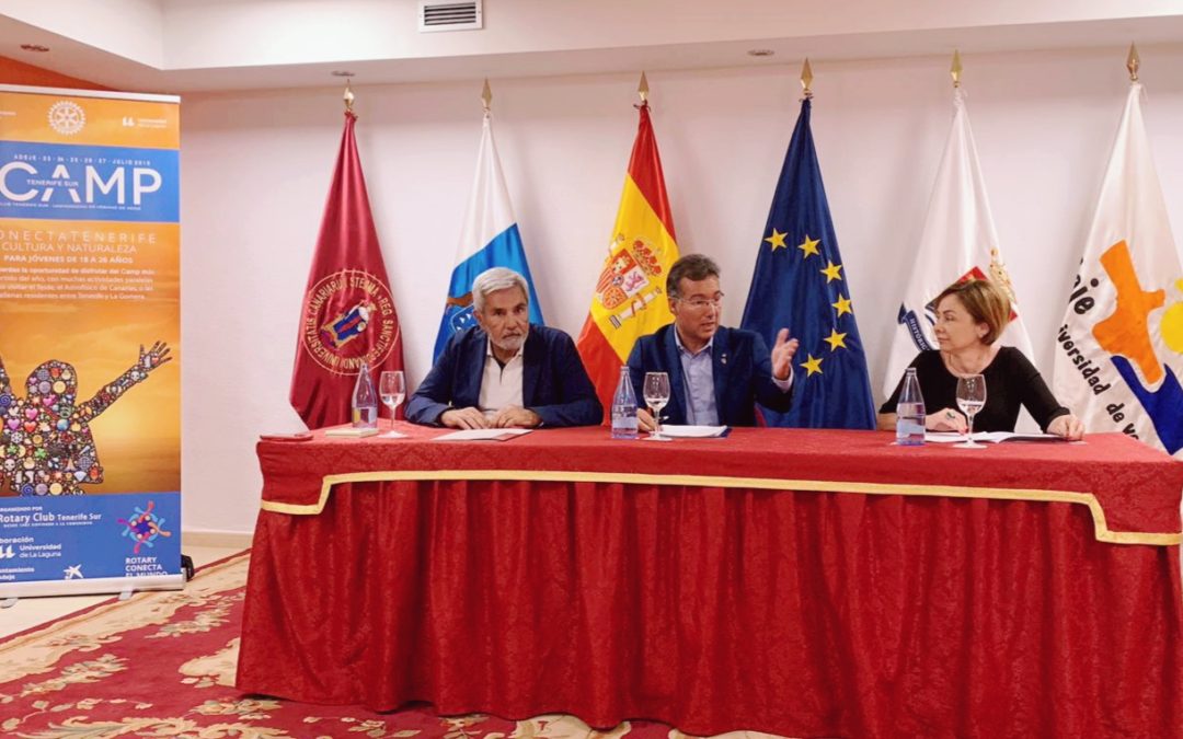 Rotary Club Tenerife Sur presenta su I CAMP rotario con el lema «ConectaTEnerife»