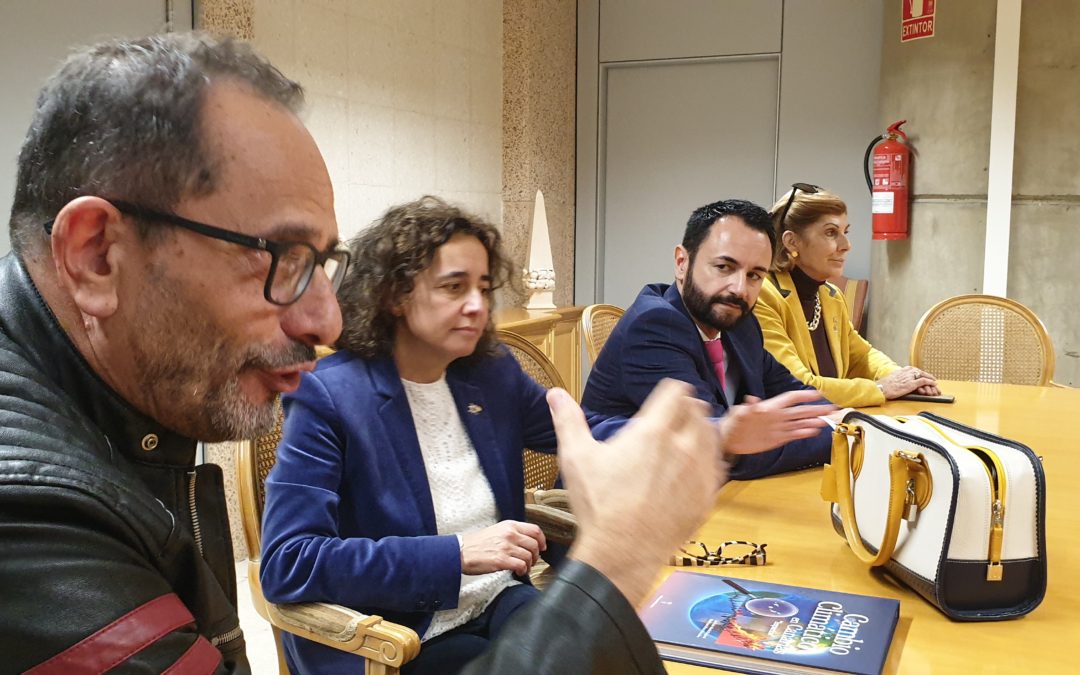 Los rotarios de Tenerife visitan la consejería de Medioambiente del Gobierno de Canarias