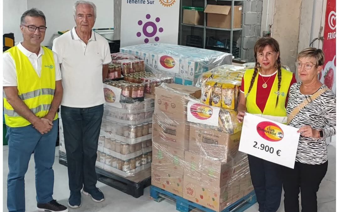 Los vecinos de Miraverde donan dos toneladas de alimentos a nuestra despensa solidaria.