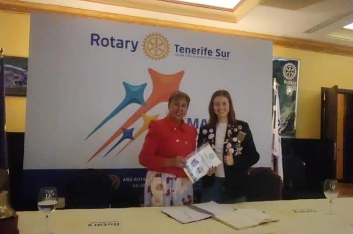 Conocimos a ANNA MARÍA nuestra estudiante de Intercambio de este año y Rotaract nos presentó sus proyectos