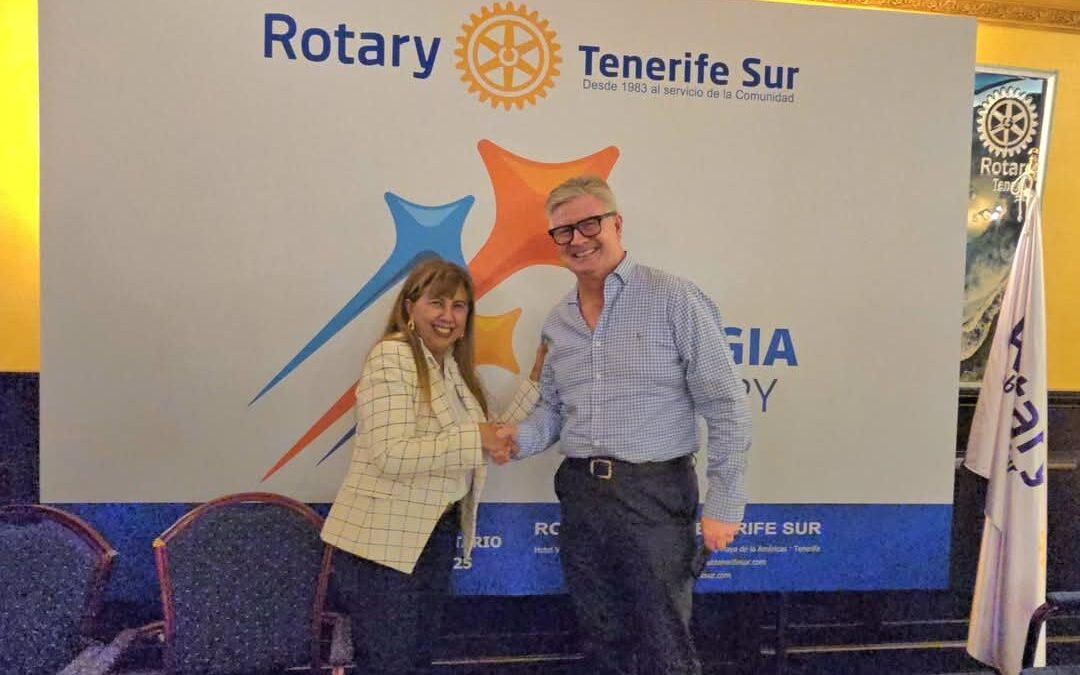 PAUL RUANE presidente de Rotary Club Tenerife Sur en 2026/2027
