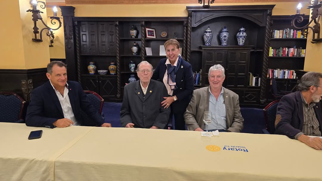 Nos visitó nuestro socio más longevo, Lennart Fröberg, con sus 98 años de edad
