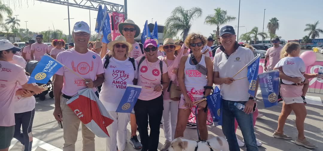 Los rotarios apoyamos la caminata de la Fundación Carrera por la Vida