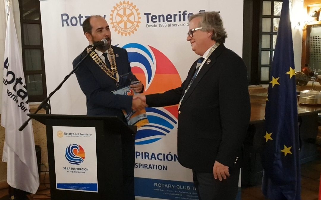 El Gobernador del distrito 2201, José Fernández Álvarez – Tamargo visita al Rotary Club Tenerife Sur