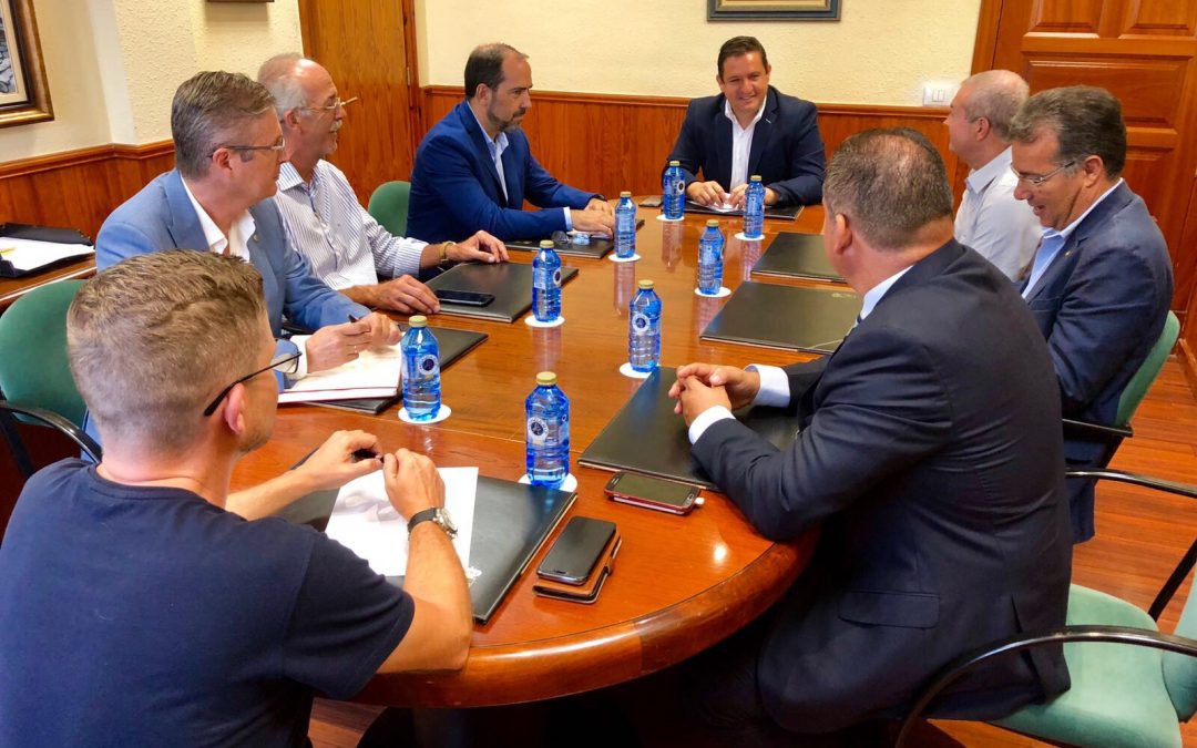 Alcalde de Arona recibe a la Directiva del Rotary Club Tenerife Sur