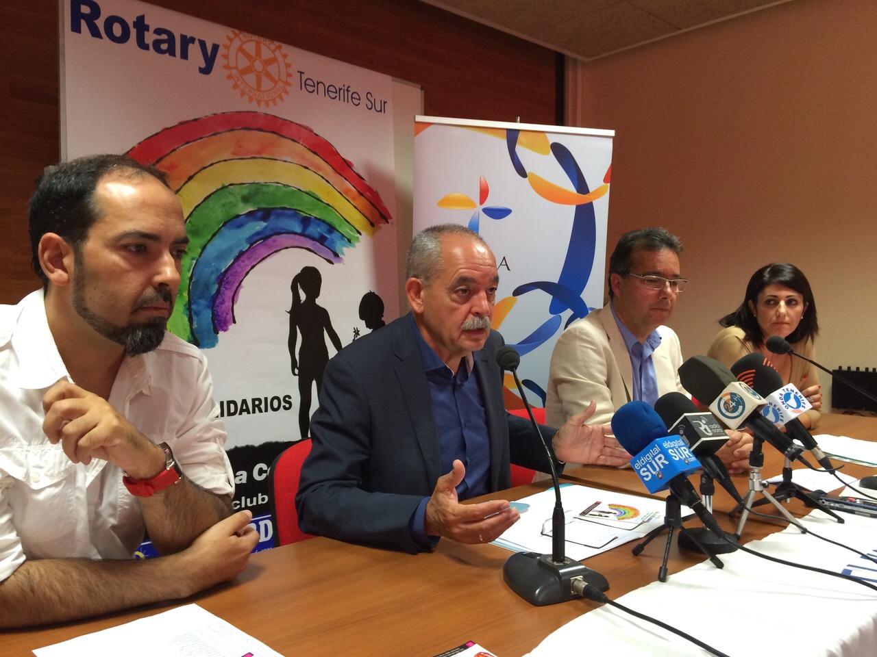 Se presenta en rueda de prensa la I Gala Solidaria de Rotary Tenerife Sur