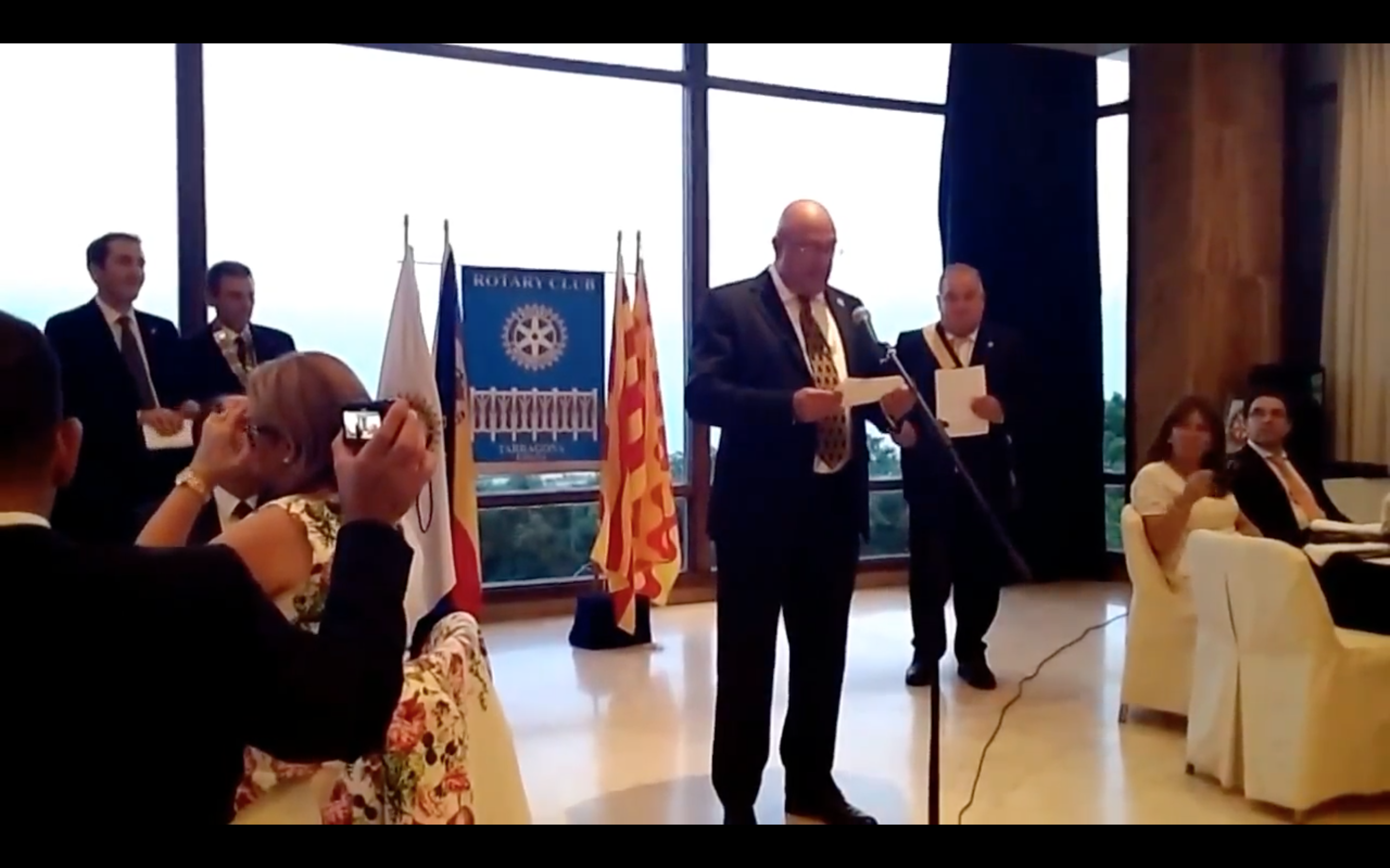 Guido Giannoli, compañero del Club de Tenerife Sur gana el premio Rotario del Año.