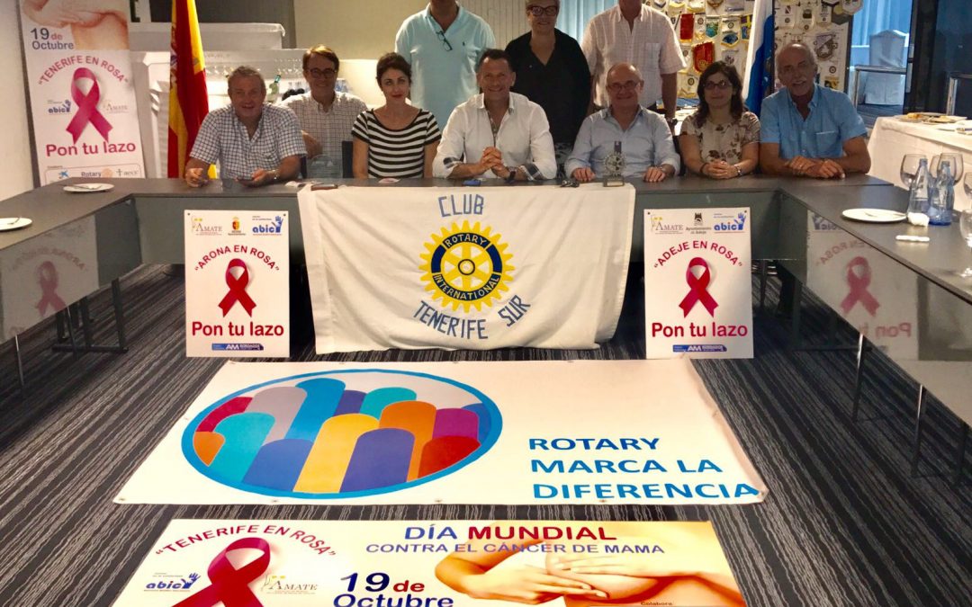 Rotary colabora con Abic en «Tenerife en Rosa»