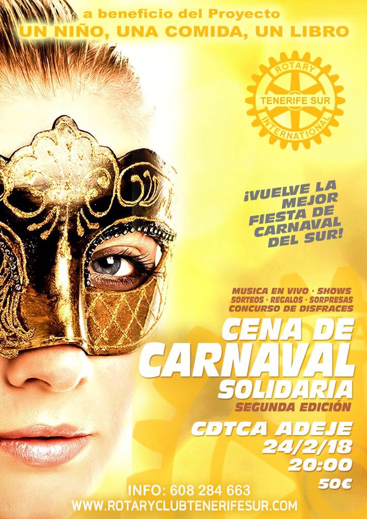 II Cena de Carnaval del Rotary Tfe Sur