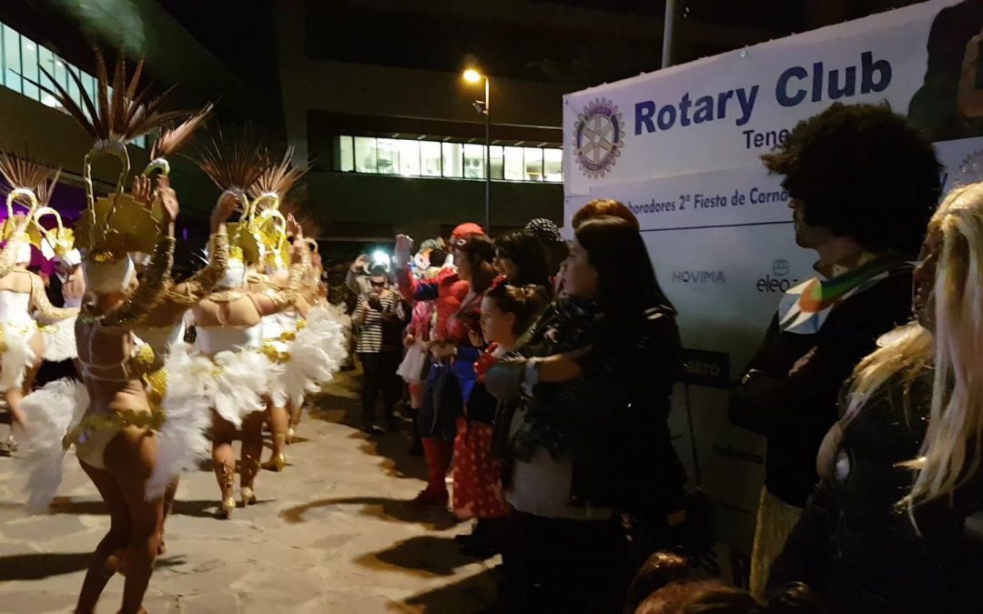 Gran éxito de la II edición de la Fiesta de Carnaval del Rotary Club Tenerife Sur.