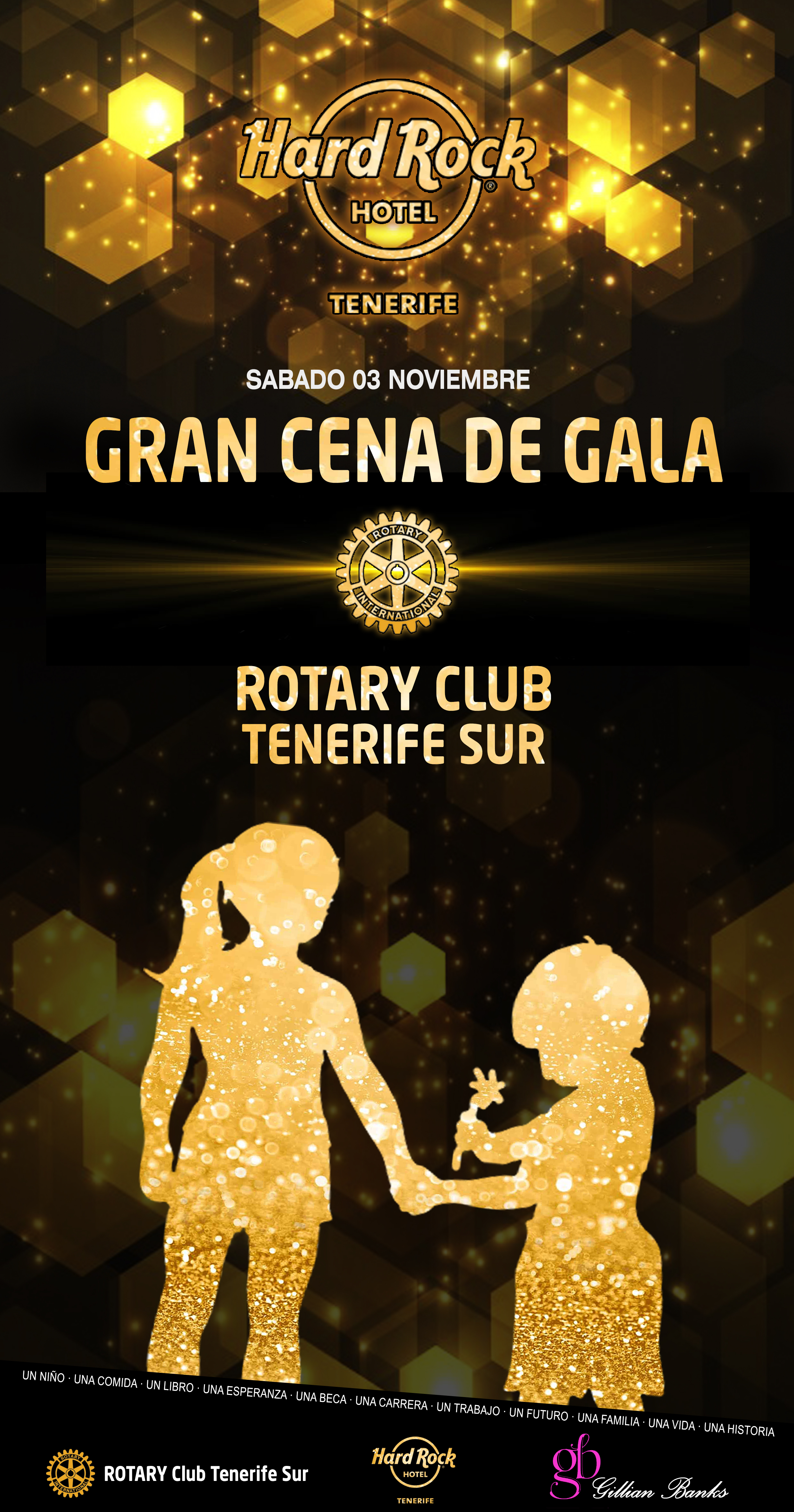 La campaña del Rotary Club Tenerife Sur «Un Niño una Comida Un Libro» 2018-2019 concluye con una aportación cercana a los 30.000€
