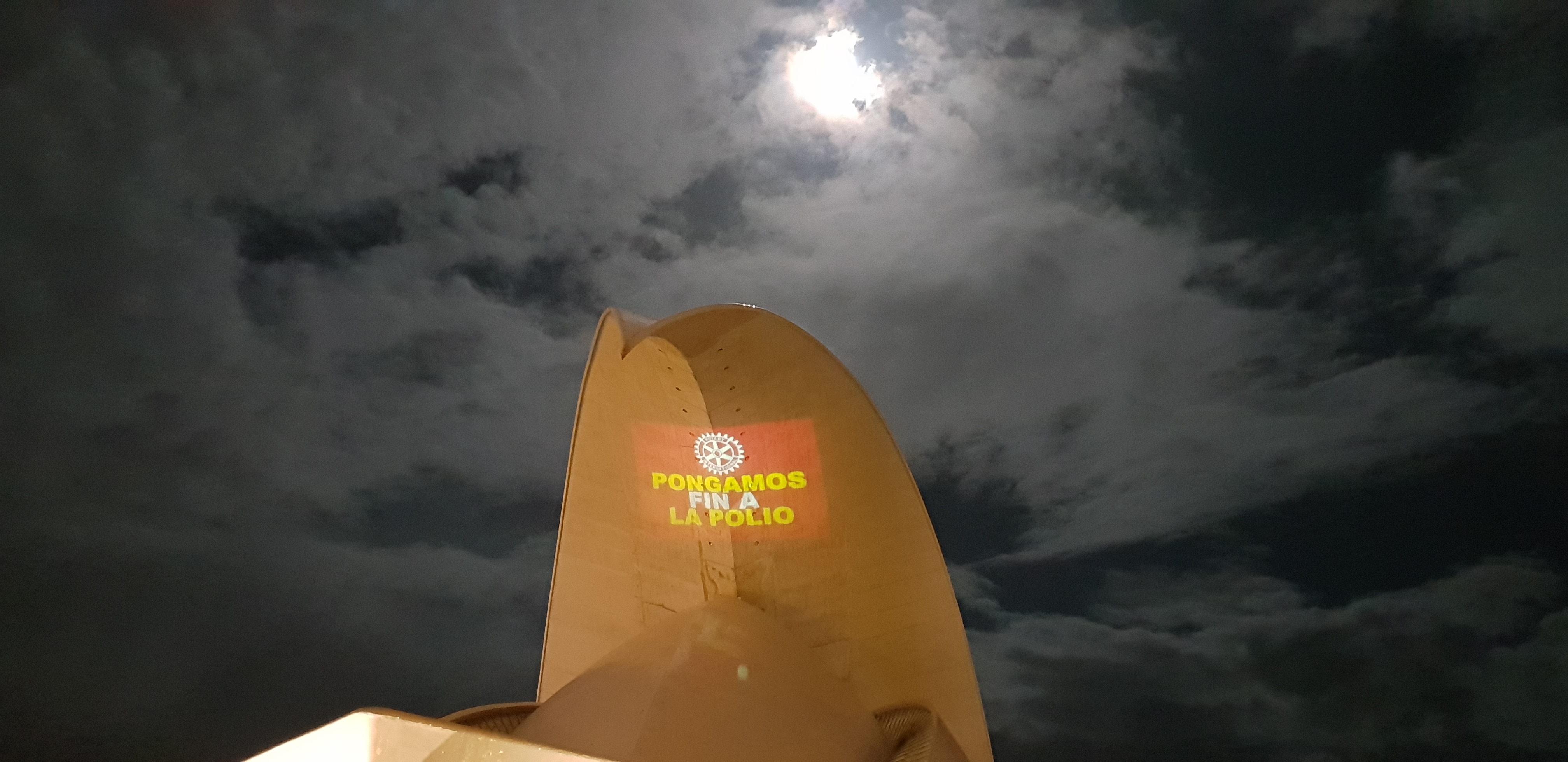 Los rotarios de Tenerife conmemoran el Día Mundial contra la Polio en el Auditorio de Tenerife