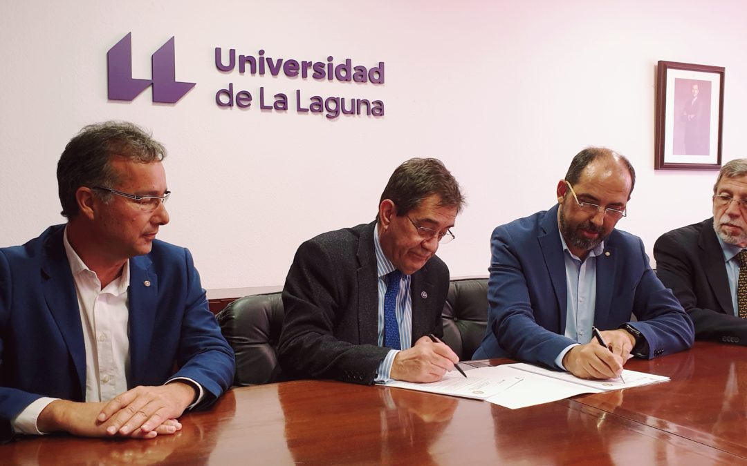 Rotary Tenerife Sur  firma un nuevo convenio de colaboración con la Universidad de La Laguna