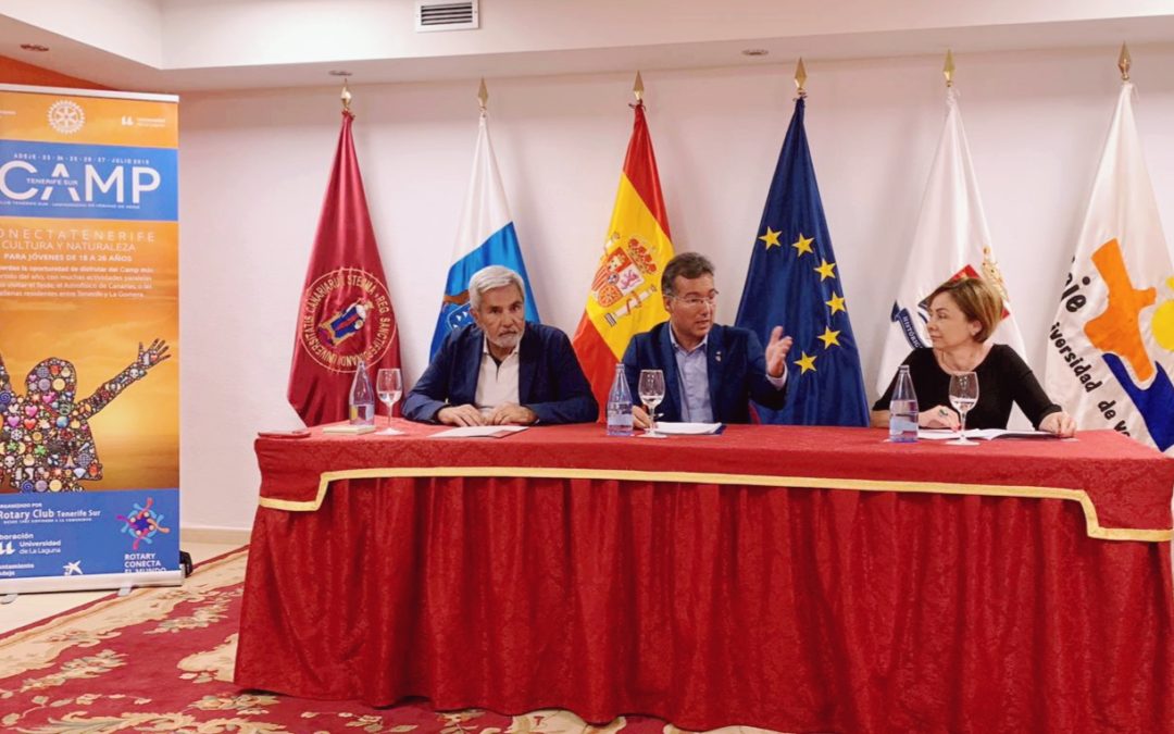 Rotary Club Tenerife Sur presenta su I CAMP rotario con el lema  «ConectaTEnerife»