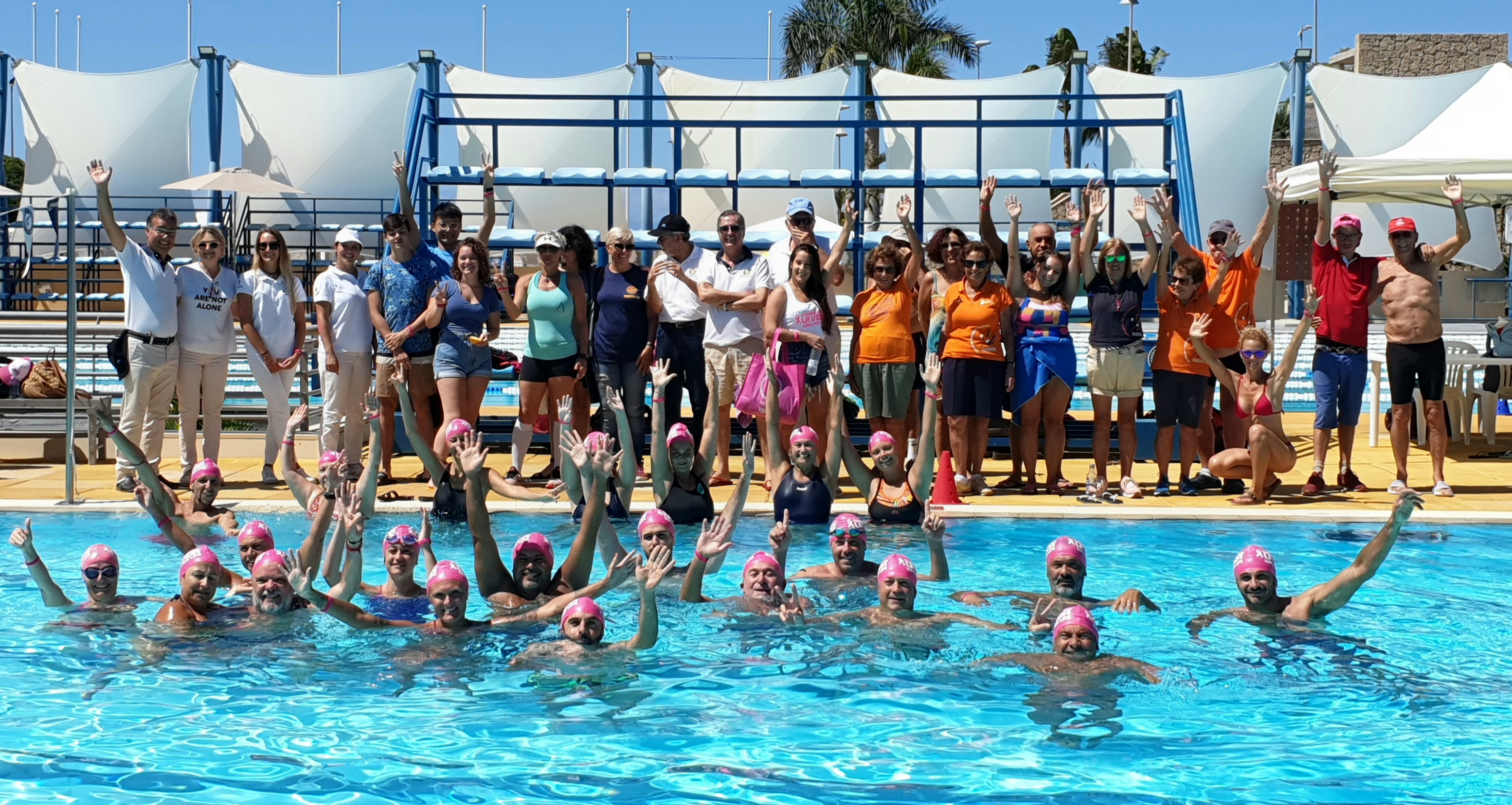 Rotary Club Tenerife Sur y la Fundación Carrera por la Vida organizan «Nadar por la Vida 2019»