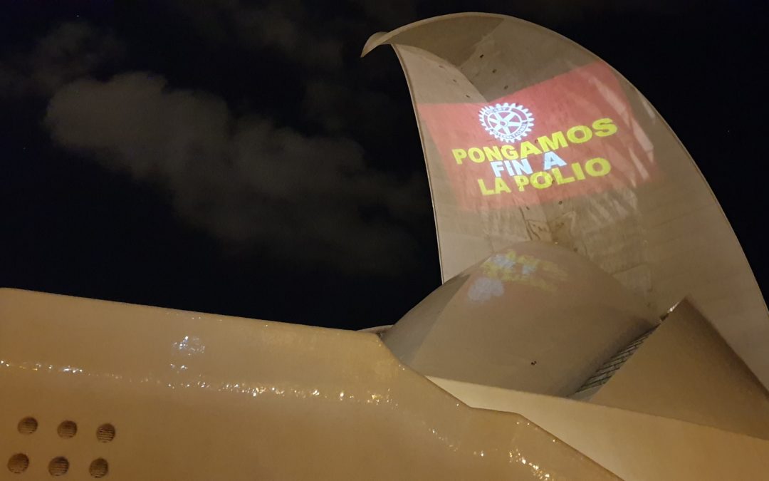 Los rotarios de Tenerife conmemoran el Día Mundial contra la Polio