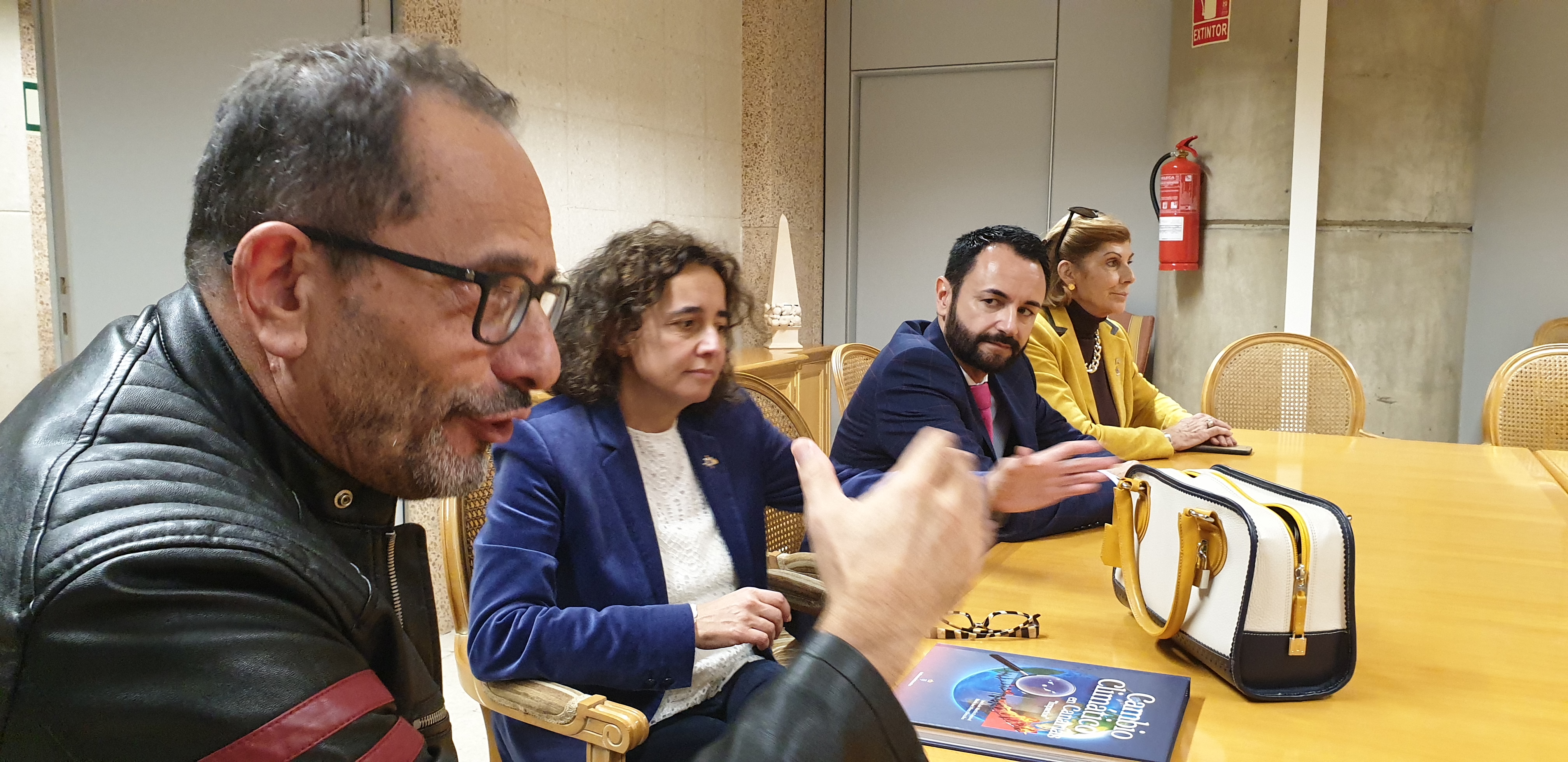 Los rotarios de Tenerife visitan la consejería de Medioambiente del Gobierno de Canarias