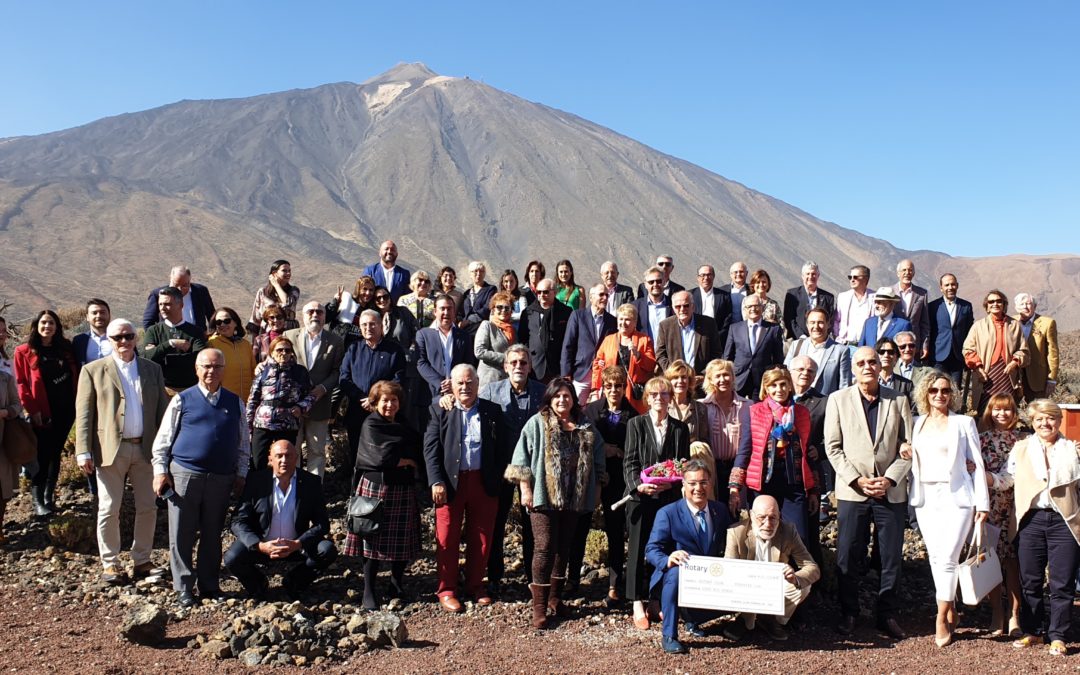 Los rotarios de Tenerife celebran el 115 aniversario de Rotary y donan 10.000€ a tres organizaciones sociales de la isla.