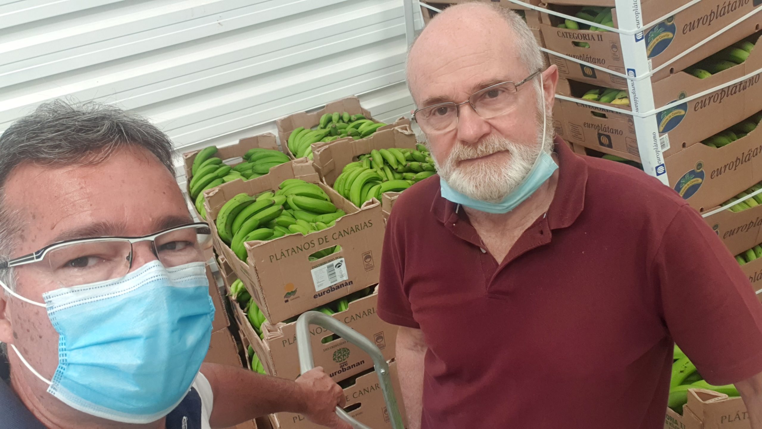 Nueva entrega de 400 kg de plátanos a la Despensa Municipal de Arona