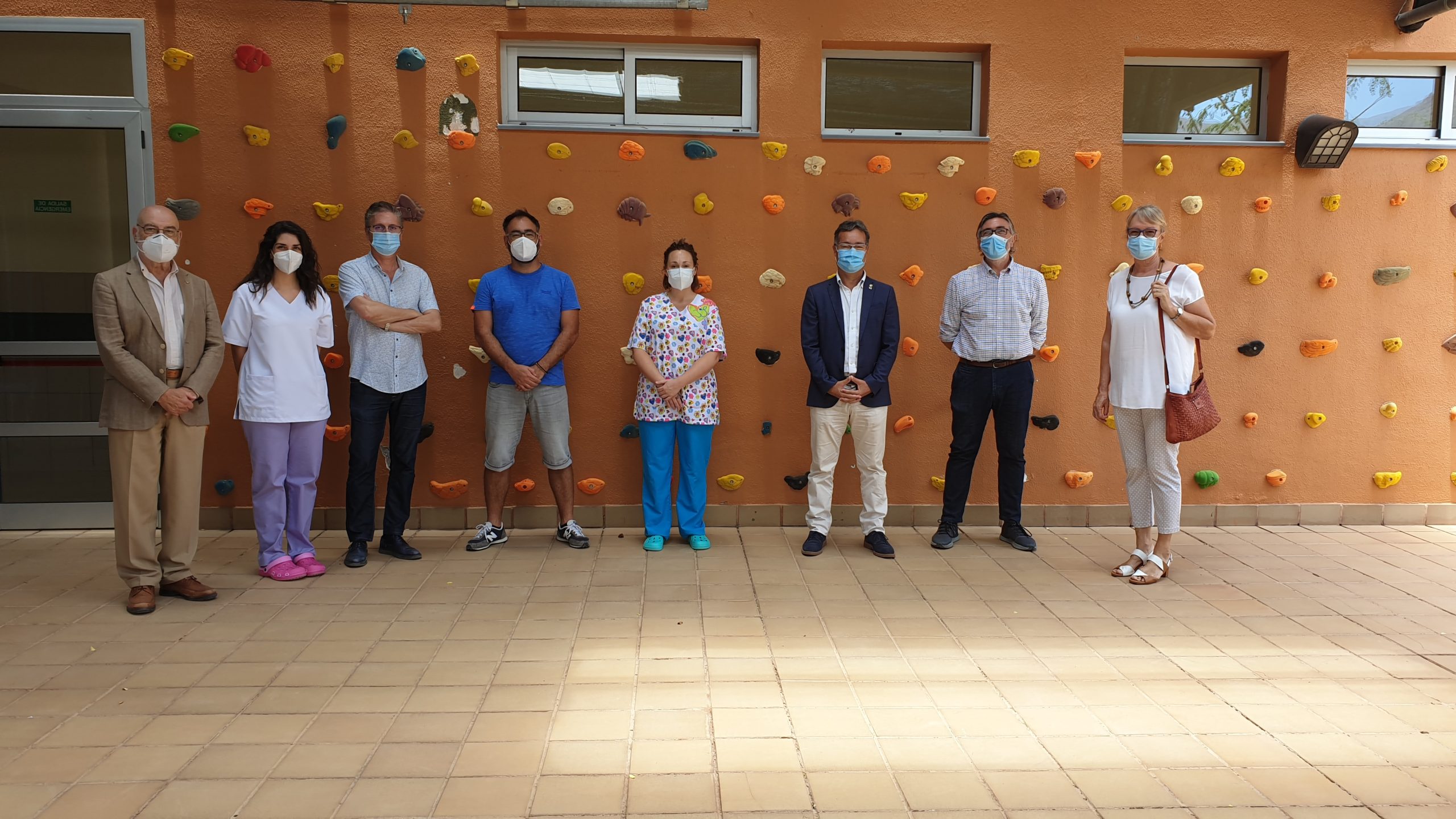 Los rotarios del Sur de Tenerife colaboran en la instalación de una Sala de Estimulación Sensorial en el Cento de Discapacidad de Adeje