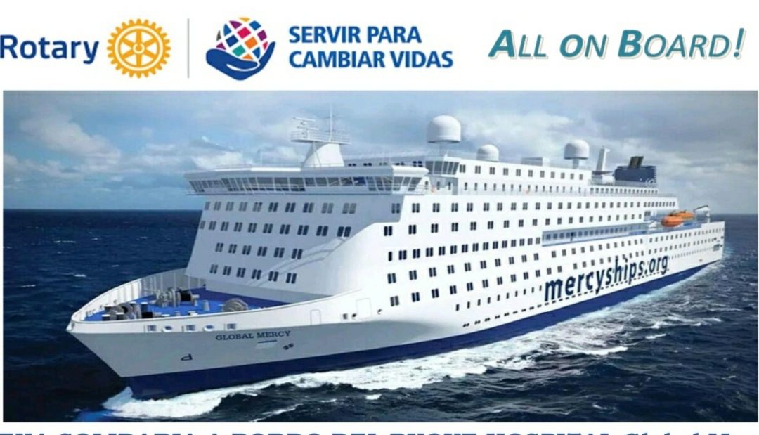 Cena Solidaria a bordo del GLOBAL MERCY el mayor buque hospital del mundo