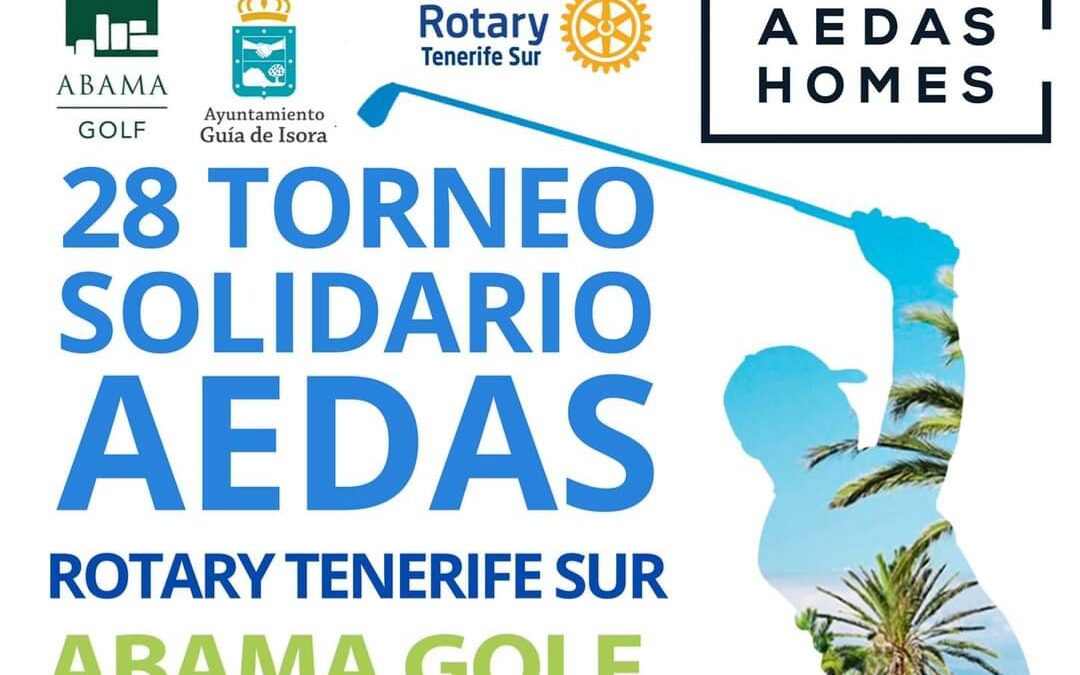 Todo listo para nuestro 28 Torneo de Golf  Solidario AEDAS Rotary Tenerife Sur en el espectacular campo de Abama Golf