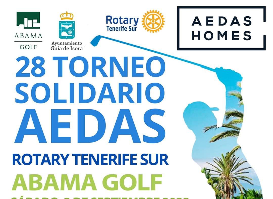 Todo listo para nuestro 28 Torneo de Golf  Solidario AEDAS Rotary Tenerife Sur en el espectacular campo de Abama Golf