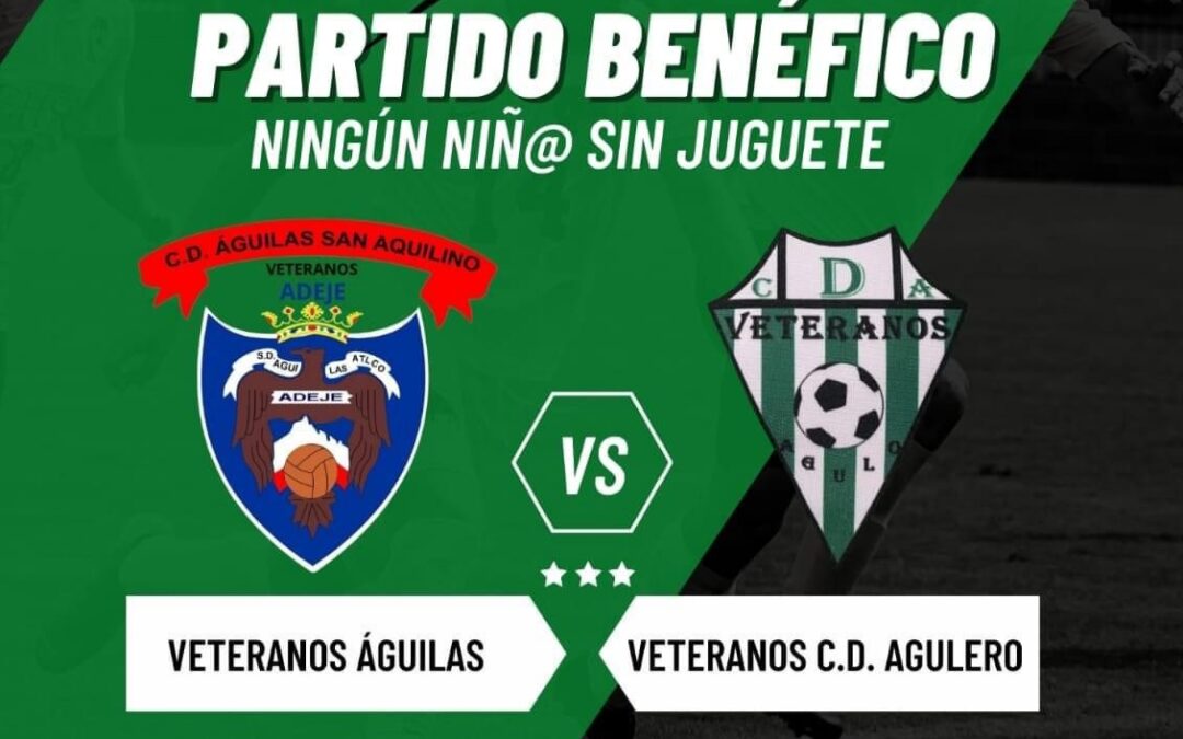 Partido de fútbol solidario para recolectar juguetes nuevos para acciones benéficas