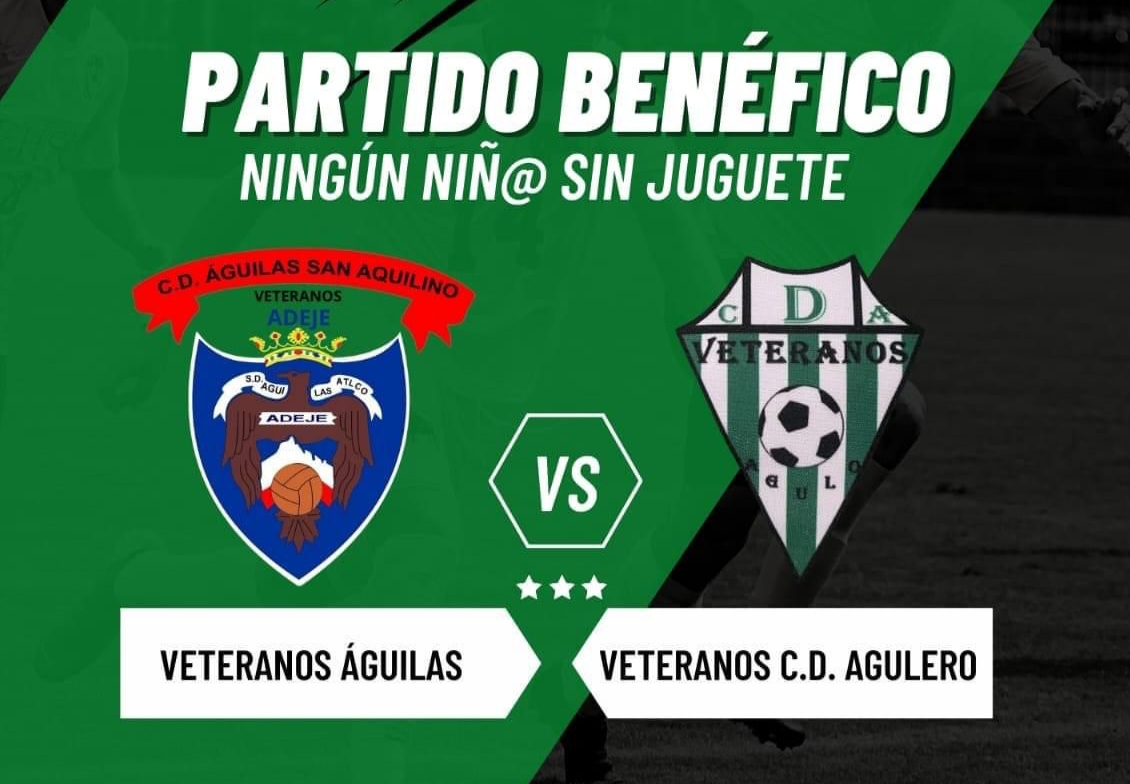 Partido de fútbol solidario para recolectar juguetes nuevos para acciones benéficas
