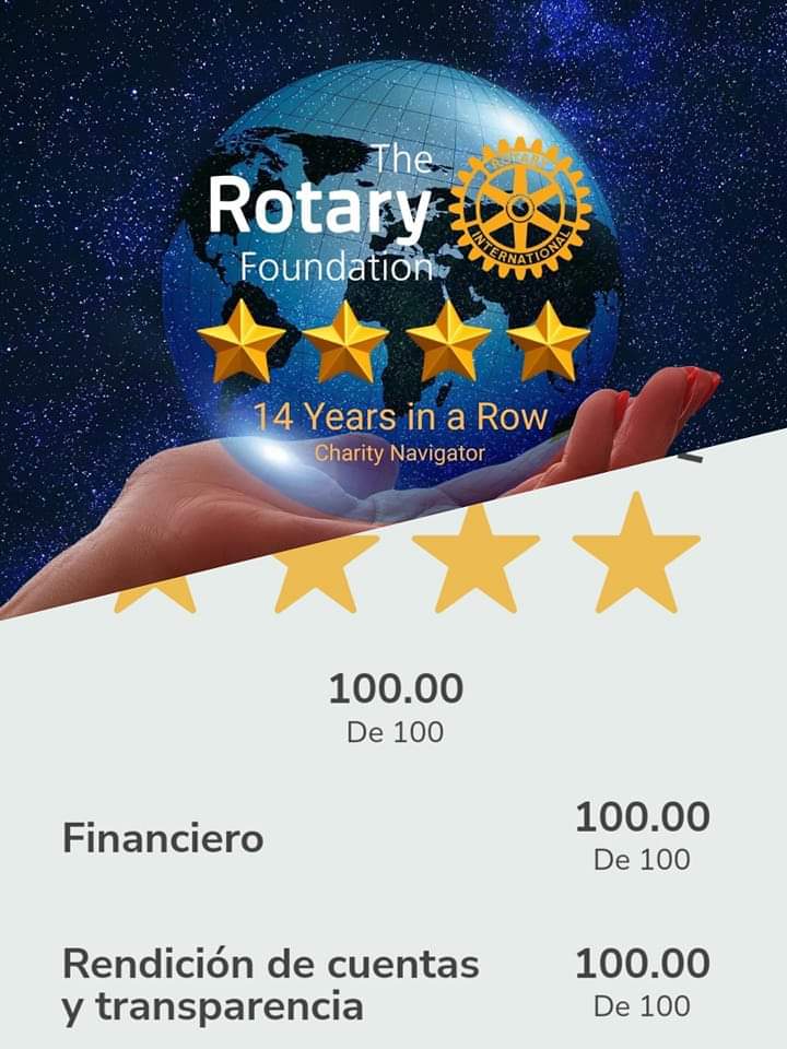 Rotary, Transparencia y Compromiso 100%