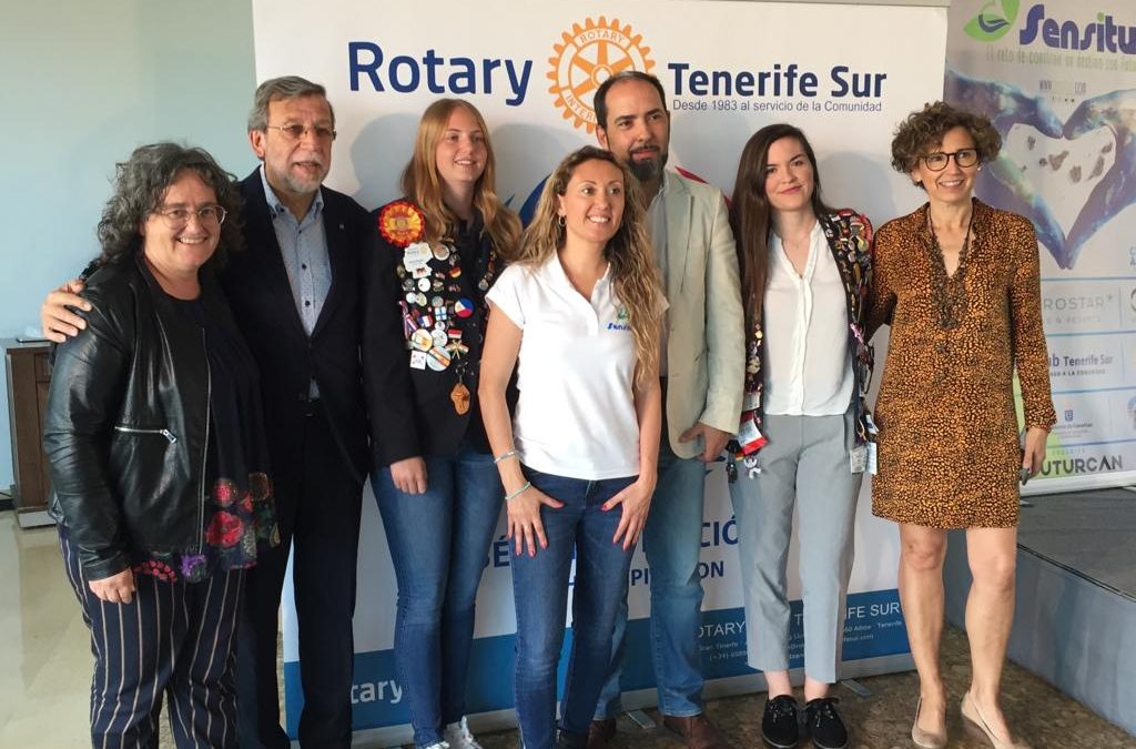 Rotary Club Tenerife Sur participa en las Jornadas de Sensibilización SENSITUR de Adeje organizadas por Futurcan