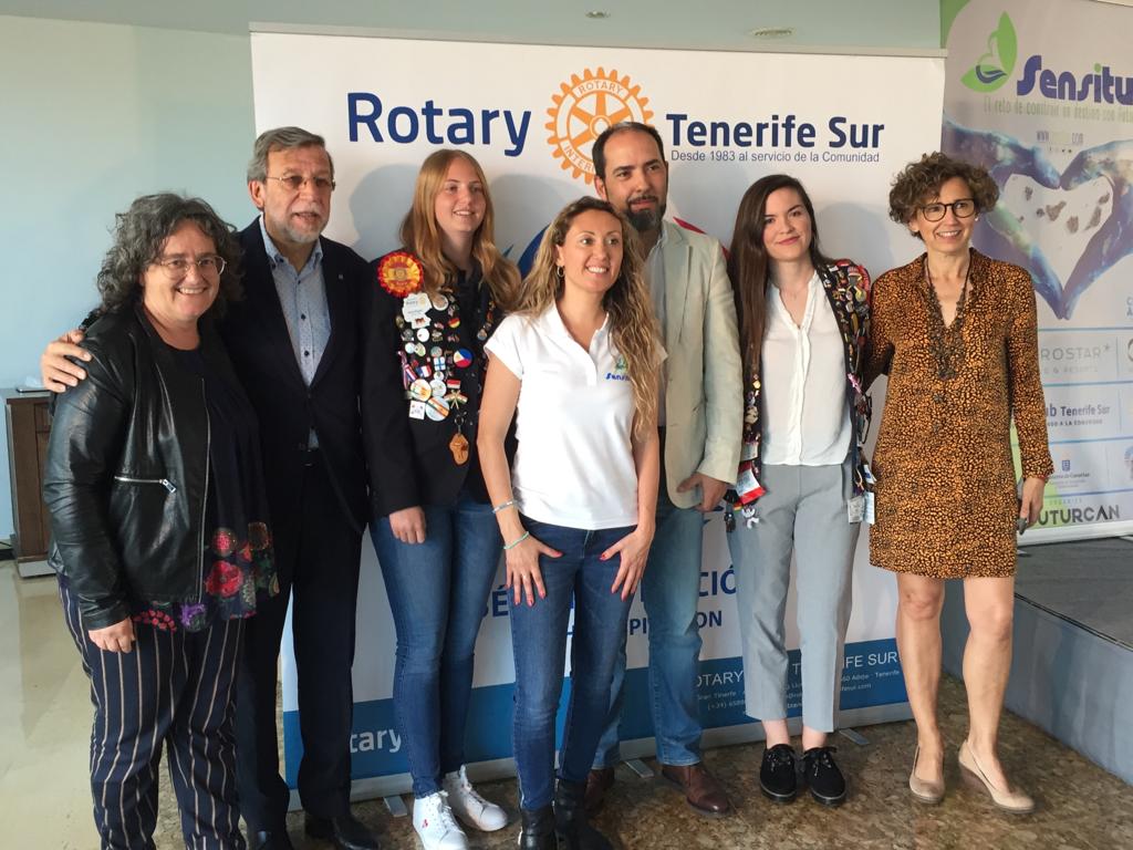 Rotary Club Tenerife Sur participa en las Jornadas de Sensibilización SENSITUR de Adeje organizadas por Futurcan
