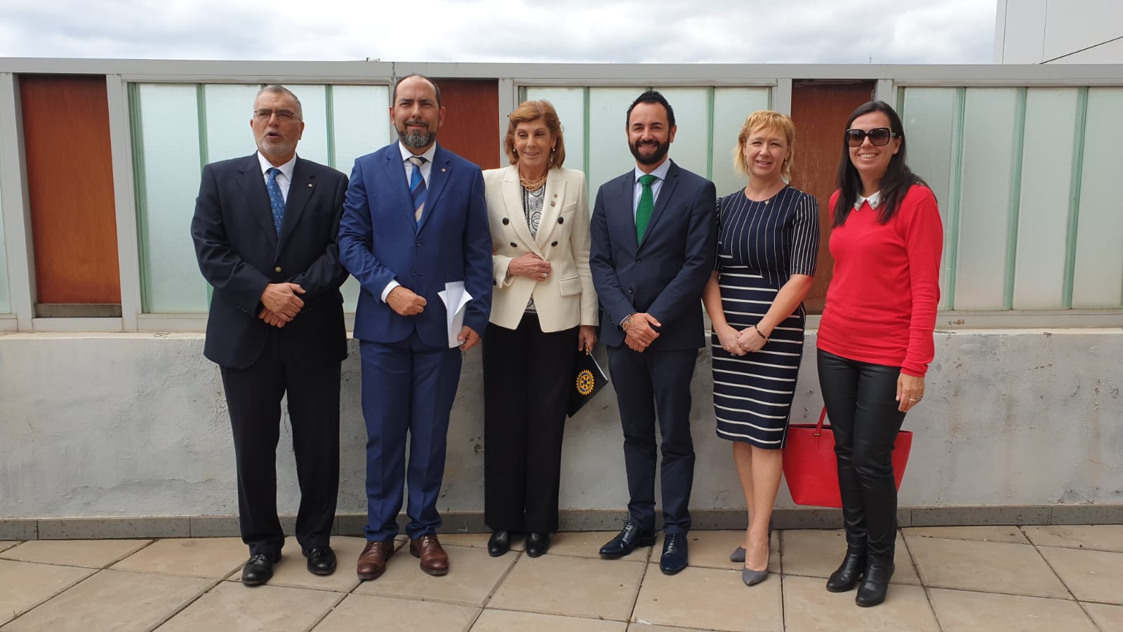 Los Clubes Rotarios de Tenerife colocan la primera piedra del proyecto «La Escuelita» en el Hospital de La Candelaria