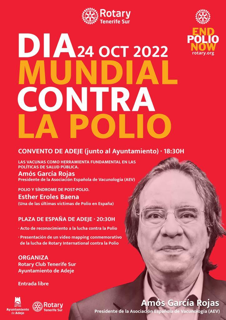 El 24 de octubre Rotary organiza una nueva conferencia en conmemoración del Día Mundial contra la Polio