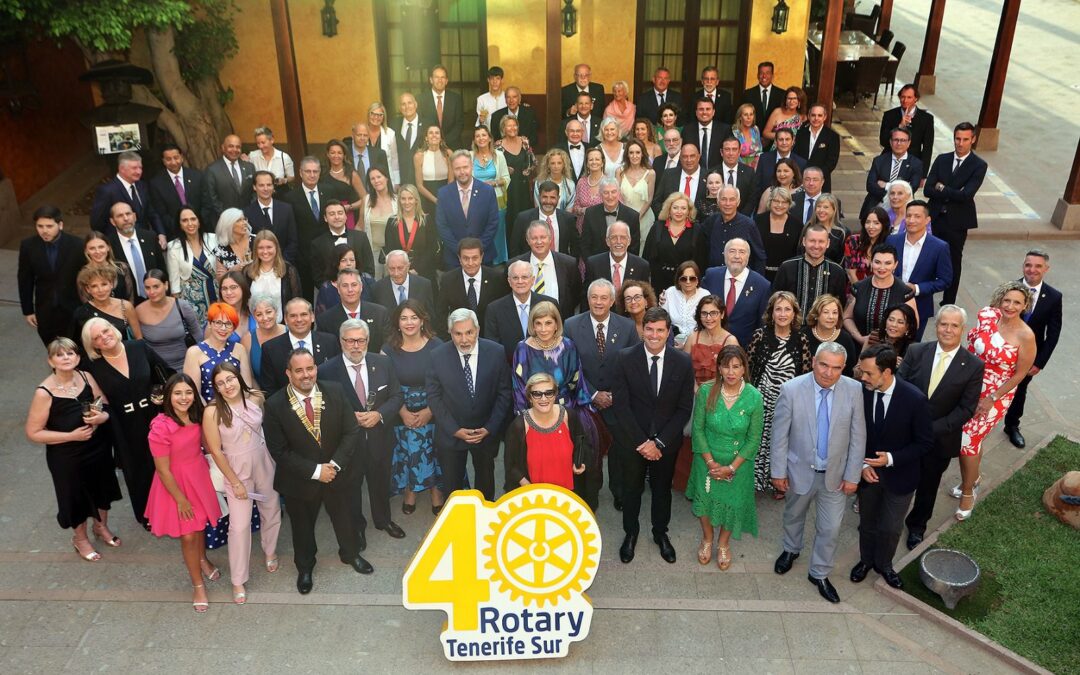 Rotary Club Tenerife Sur celebra su 40 Aniversario