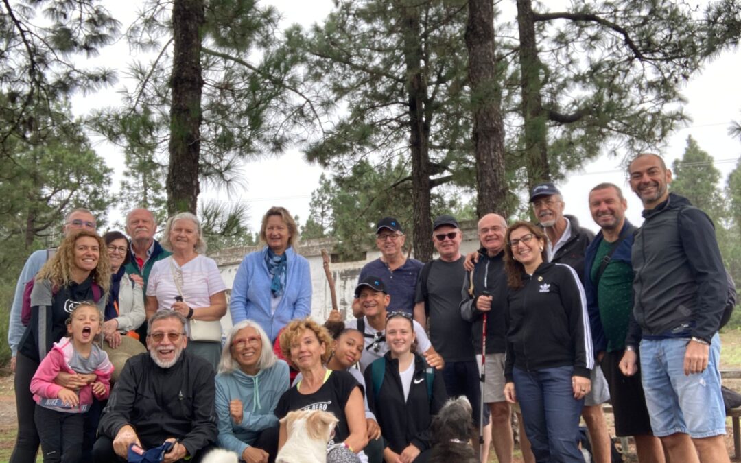 Caminata de convivencia rotaria por los senderos de Tenerife