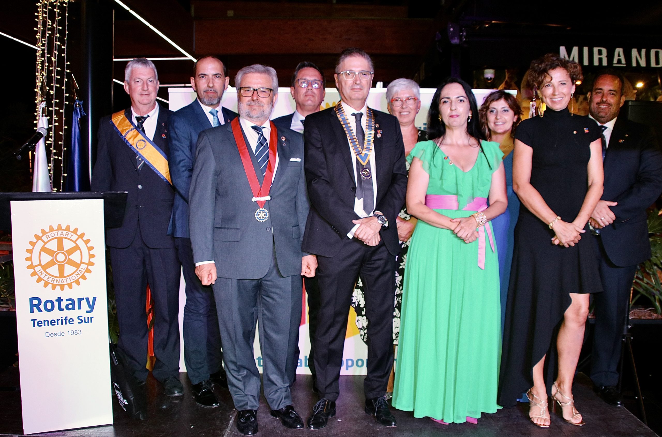 Cambio de Collares del Rotary Club Tenerife Sur Fotos 2020. Fotos y Video