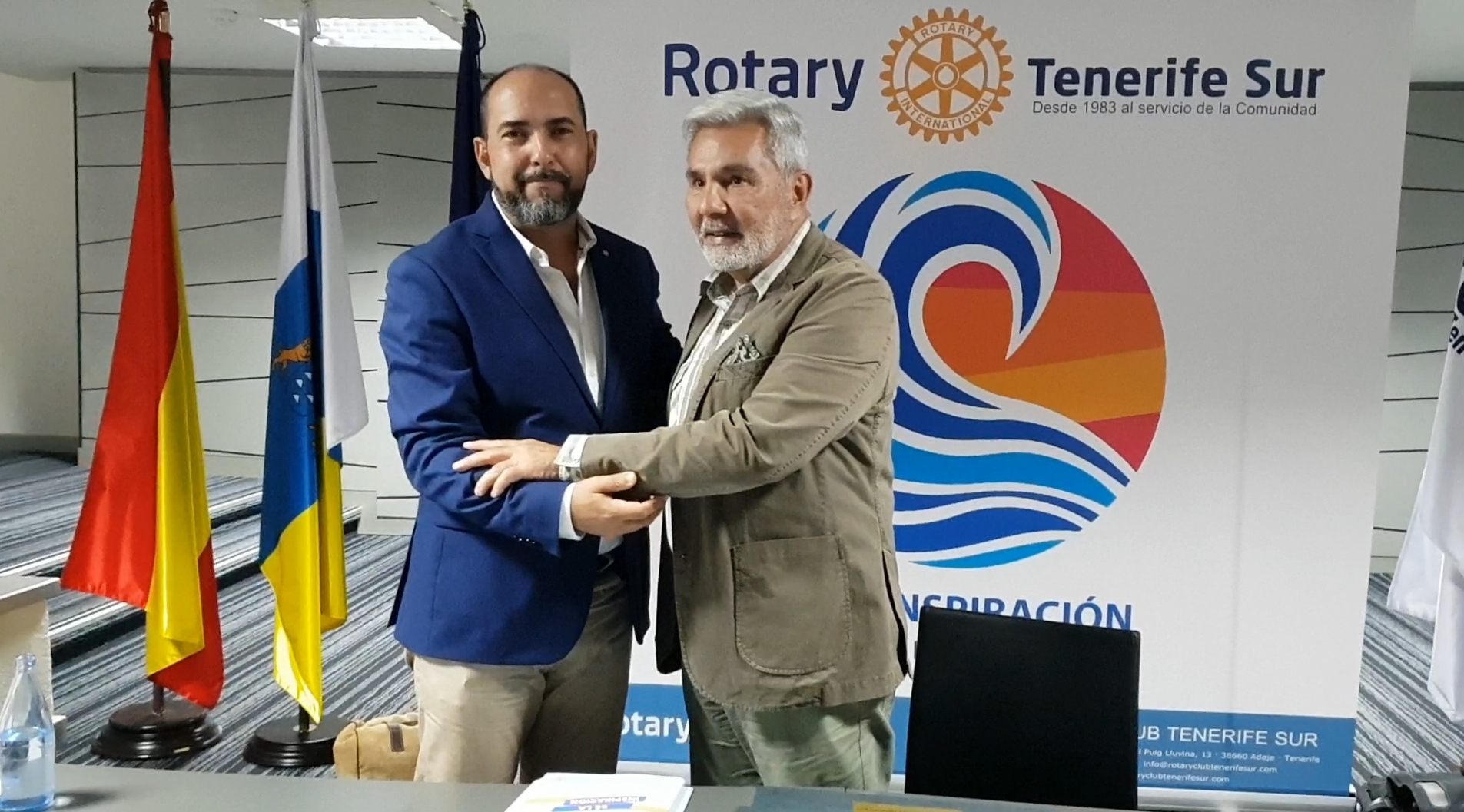 El alcalde de Adeje, José Miguel Rodríguez Fraga, ofrece una conferencia muy personal en el Rotary Club Tenerife Sur