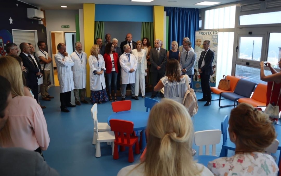 Se inaugura LA ESCUELITA en Oncología Pediátrica del Hosp. de La Candelaria en Tenerife