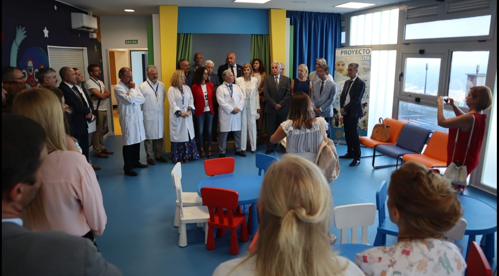 Se inaugura LA ESCUELITA en Oncología Pediátrica del Hosp. de La Candelaria en Tenerife