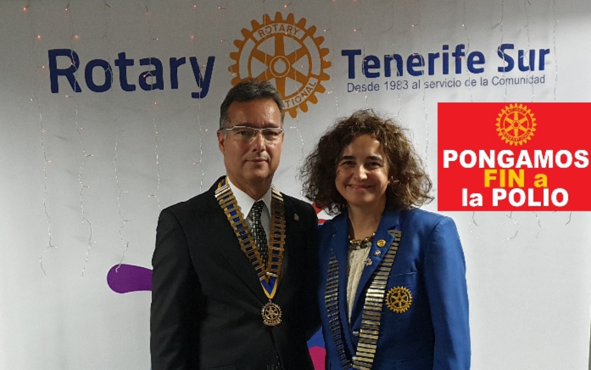 Rotary Club Tenerife Sur contribuye con la Campaña contra la Polio