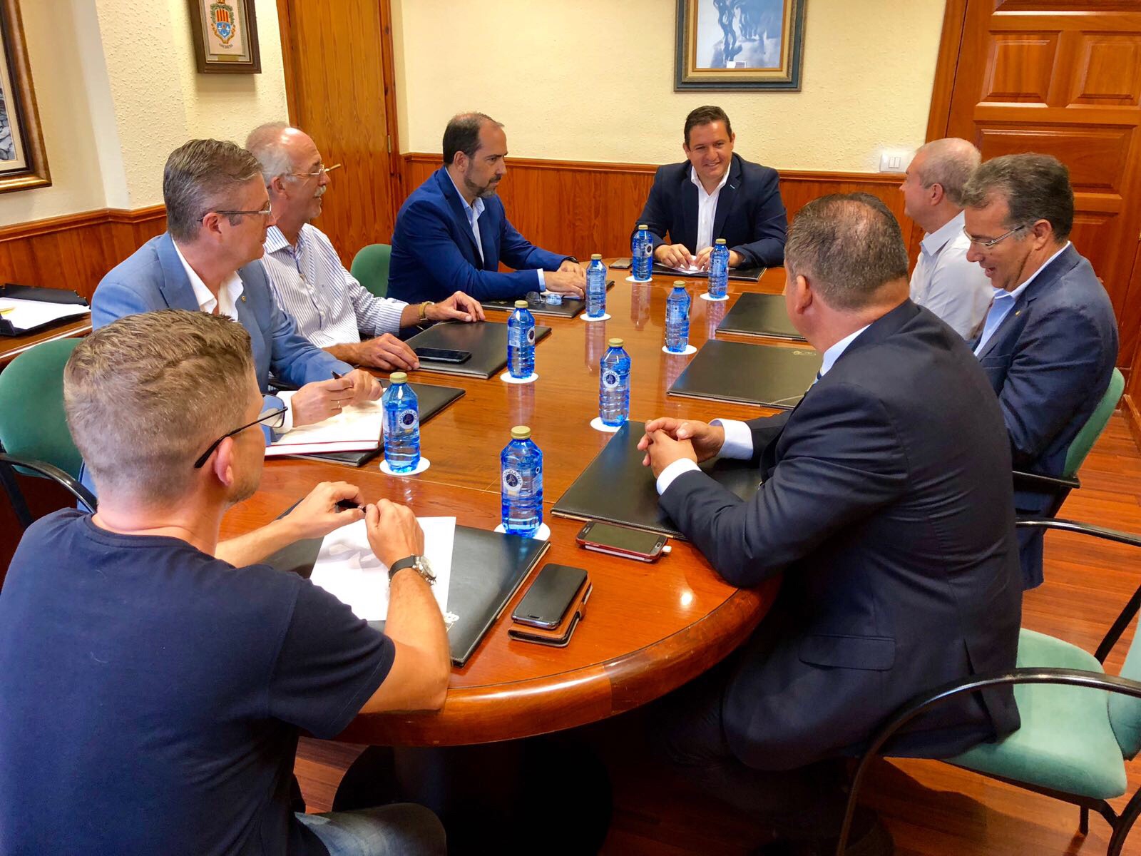 Alcalde de Arona recibe a la Directiva del Rotary Club Tenerife Sur